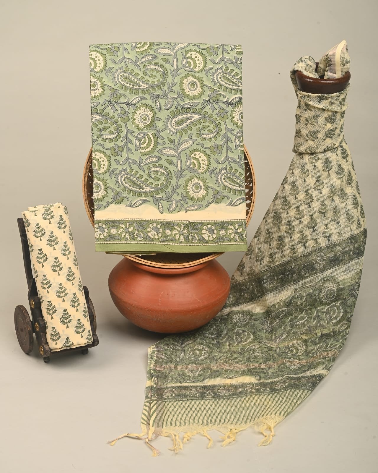 Jadira Hand Block Printed Suit Set