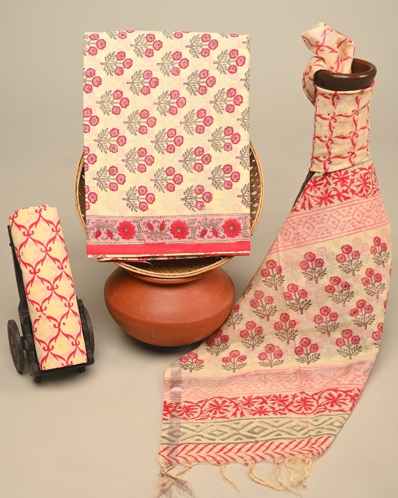 Coralyn Hand Block Printed Suit Set