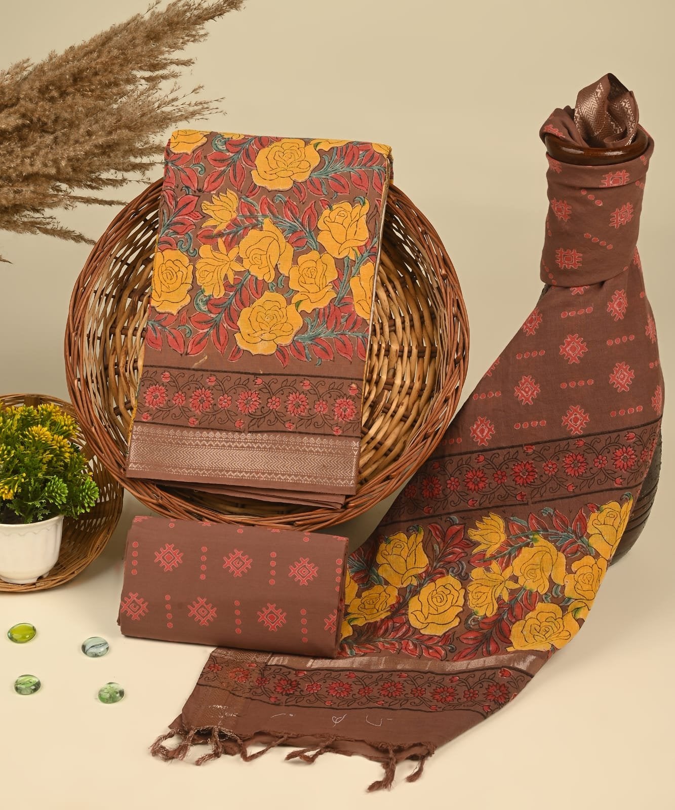 Nyara South Cotton Suit Set