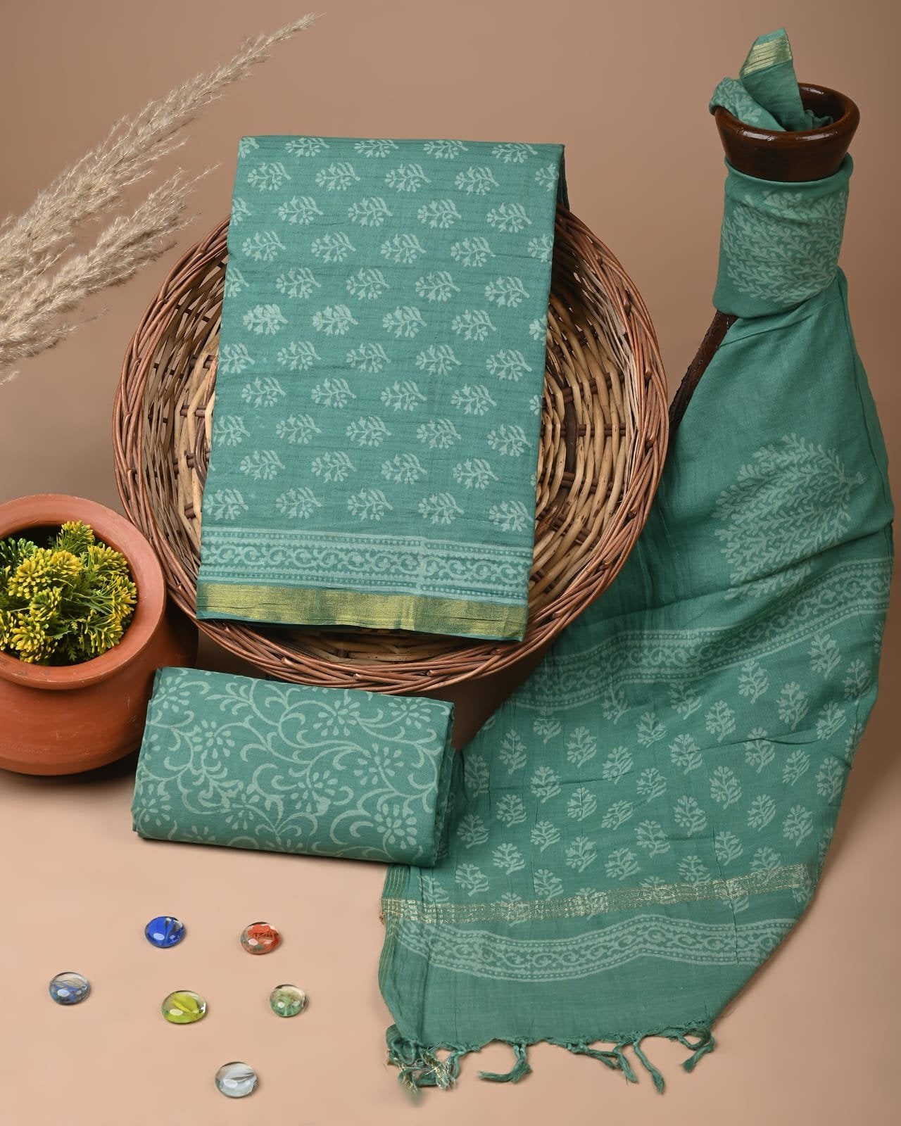 Yasira South Cotton Suit Set