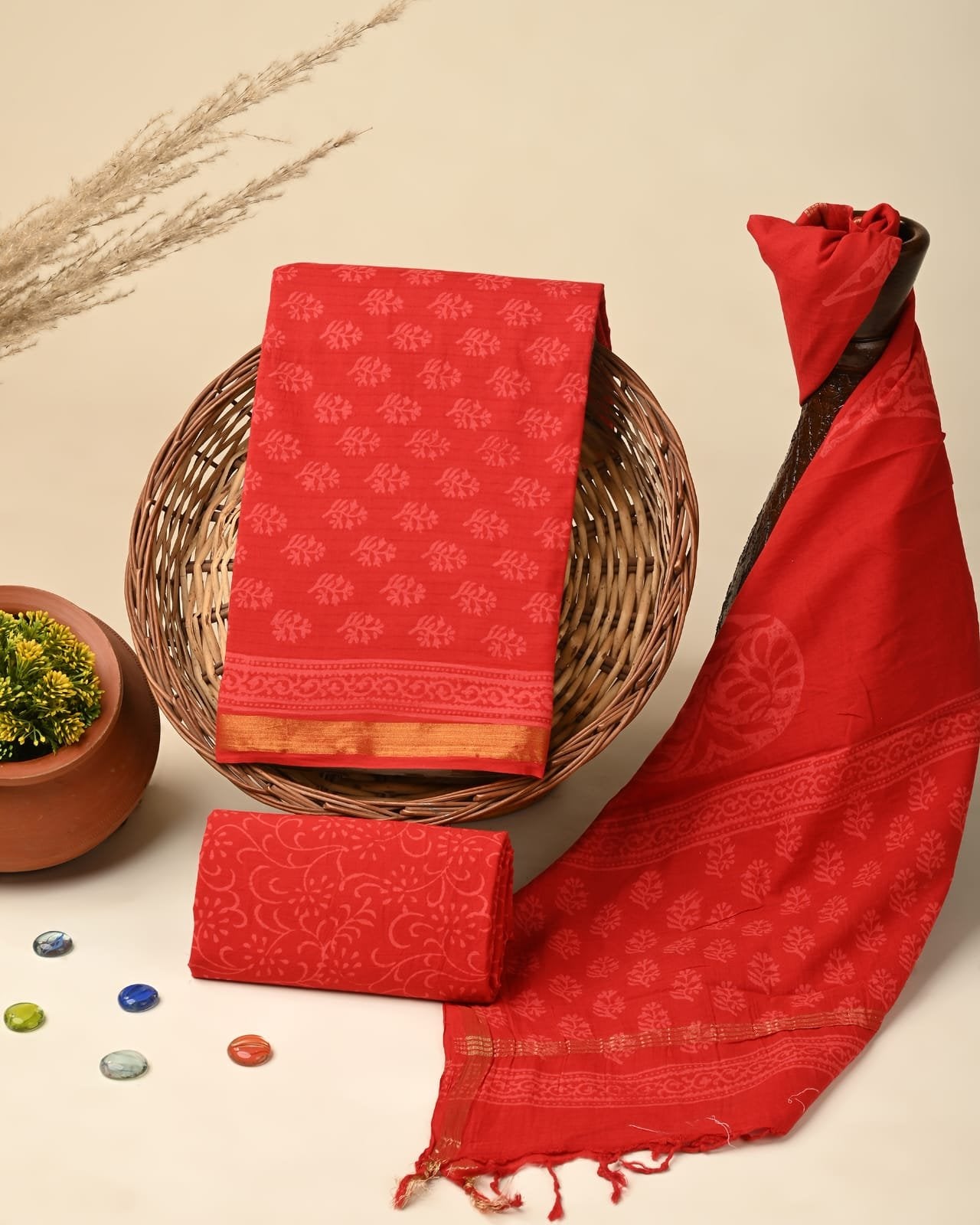 Serria South Cotton Suit Set