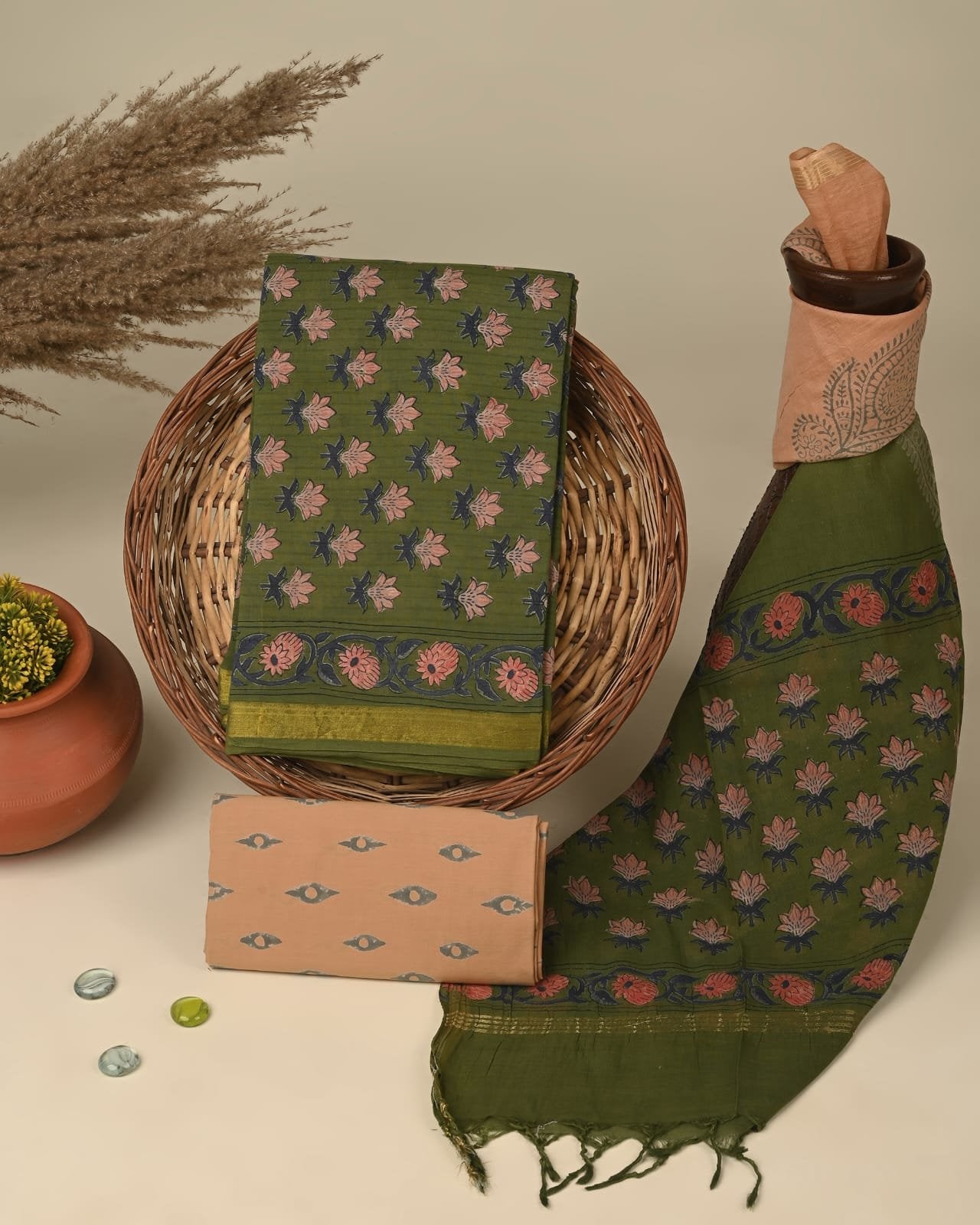 Jivana South Cotton Suit Set