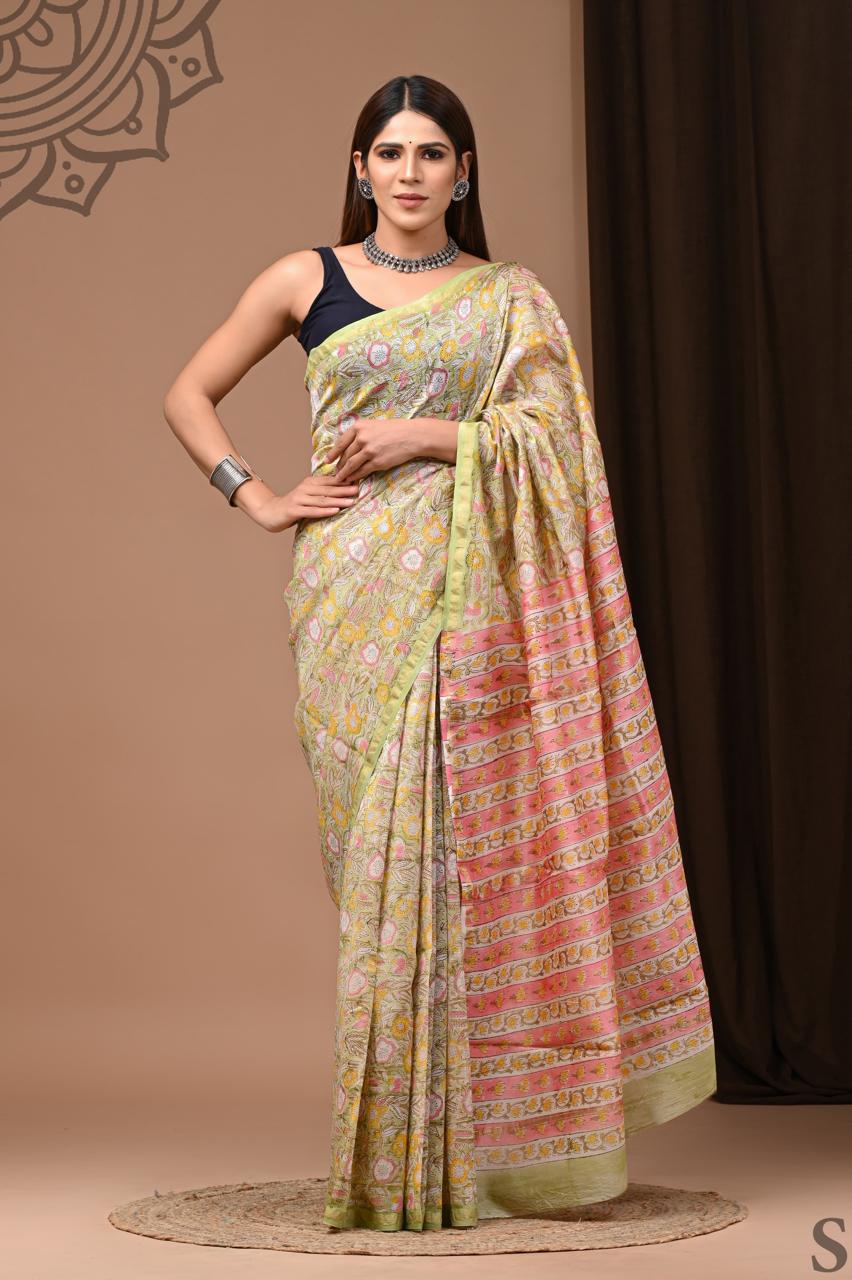 Sharini Chanderi Silk Saree