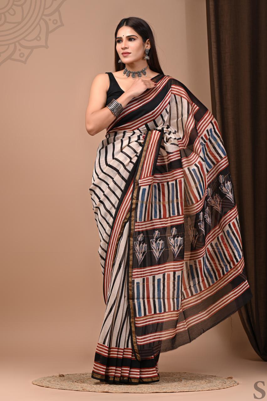 Aranya Chanderi Silk Saree