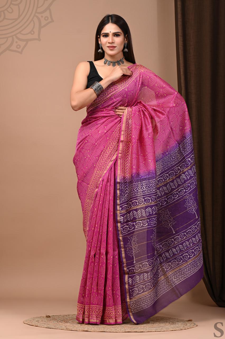Amaya Chanderi Silk Saree