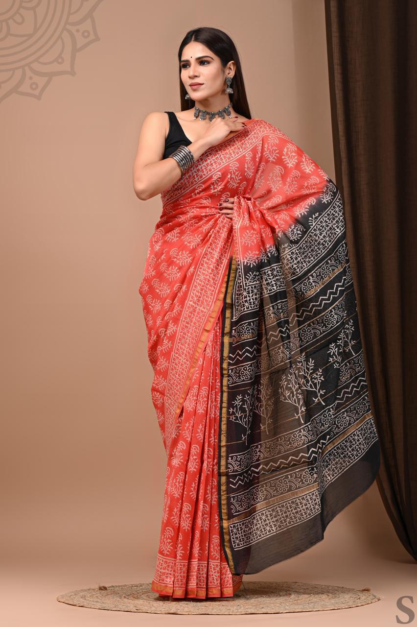 Zafrina Chanderi Silk Saree