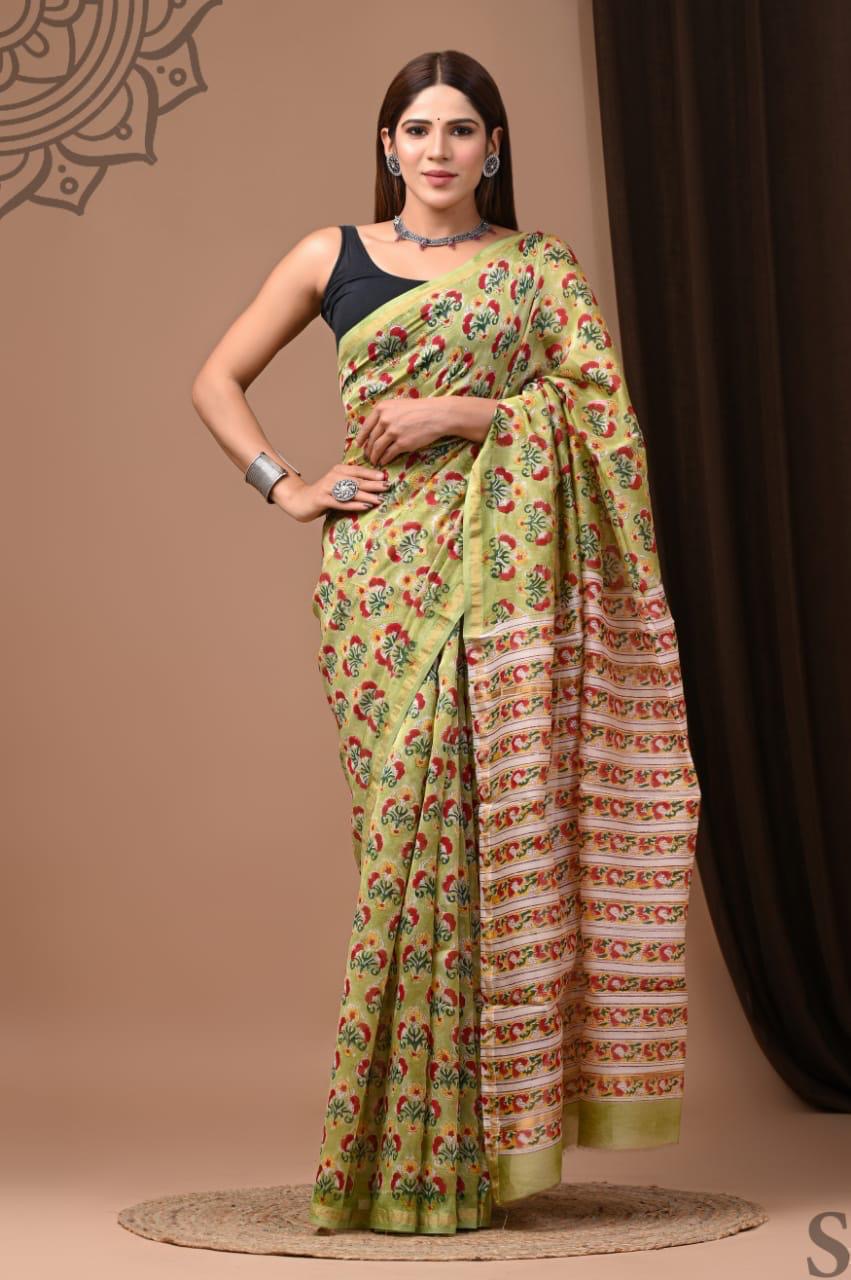 Parisa Chanderi Silk Saree
