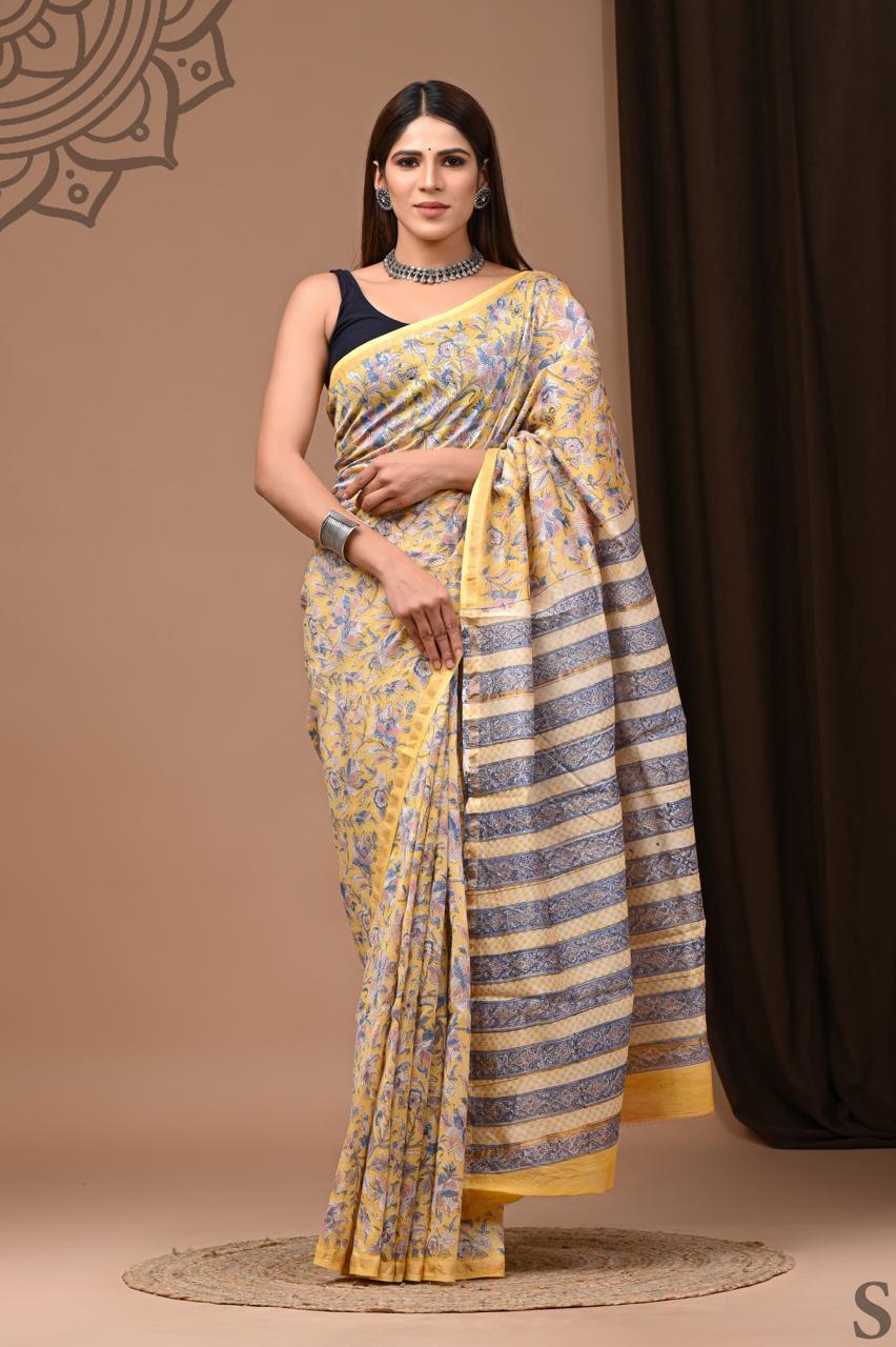 Vasanta Chanderi Silk Saree