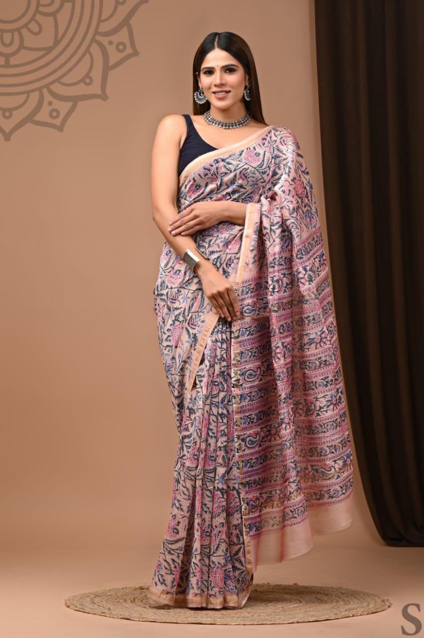 Mehrunisa Chanderi Silk Saree