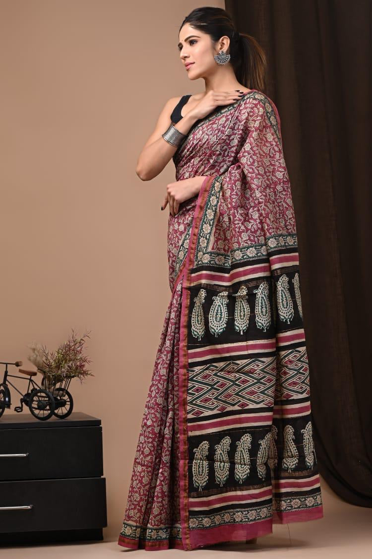 Taamira Chanderi Silk Saree
