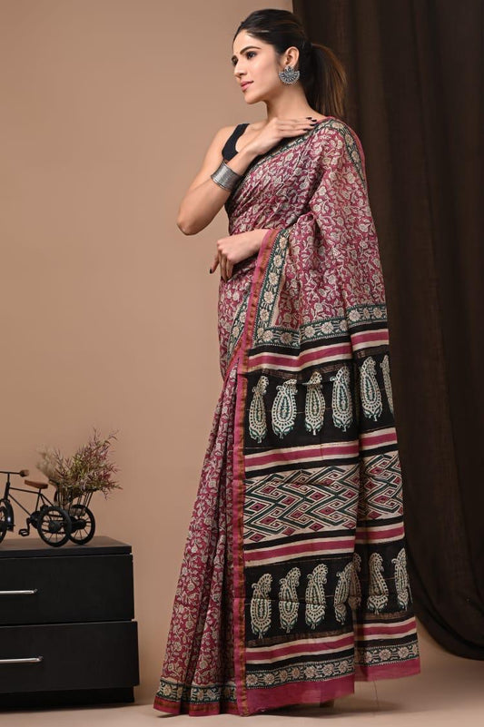 Taamira Chanderi Silk Saree