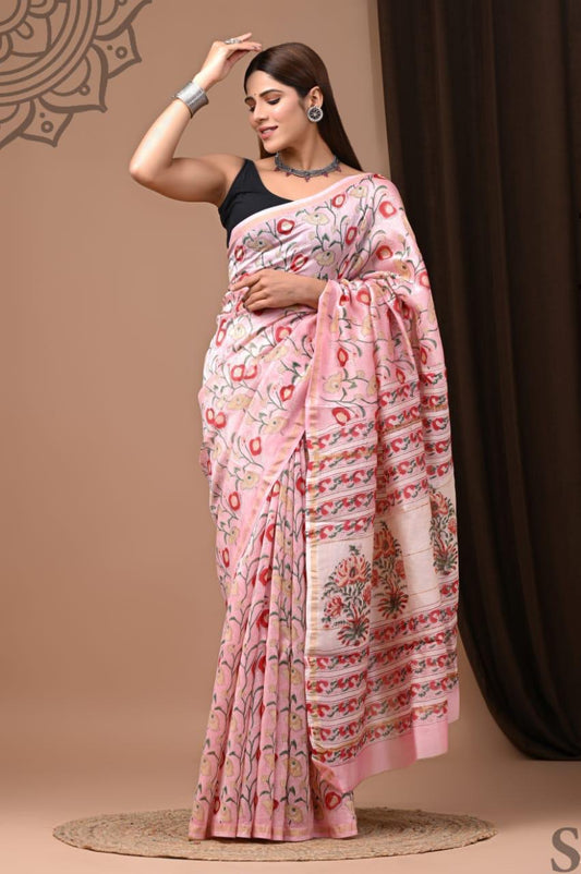 Meher Chanderi Silk Saree