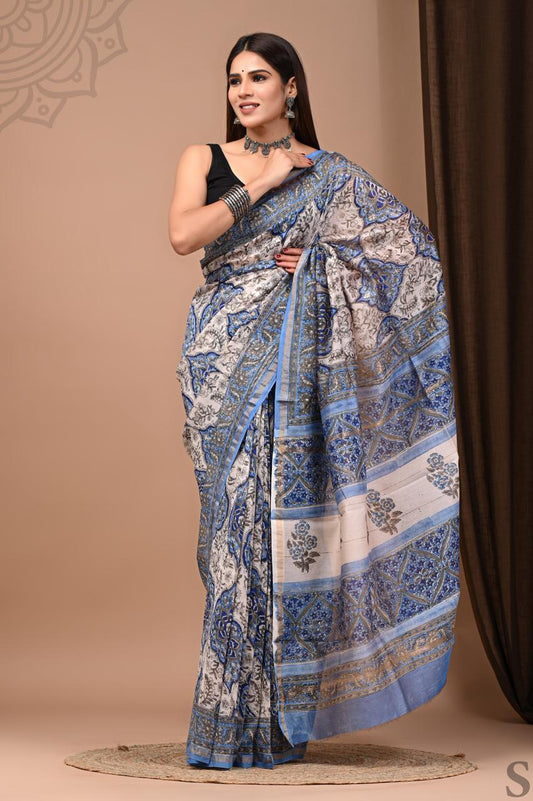 Saagarika Chanderi Silk Saree