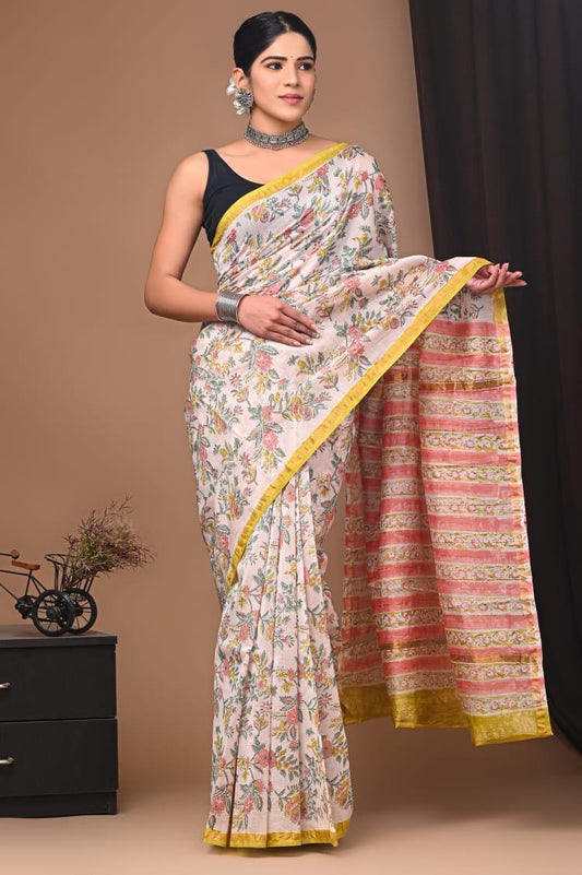 Vasanti Chanderi Silk Saree