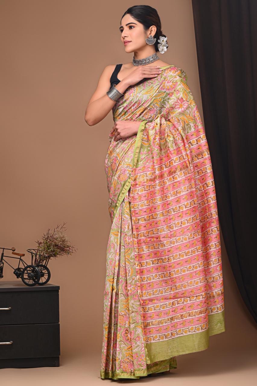 Pehrav Chanderi Silk Saree