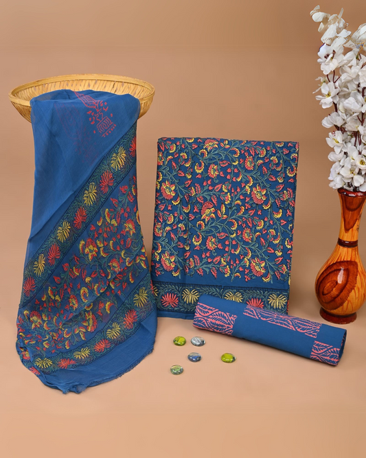 Indiglow Hand Block Printed Suit Set