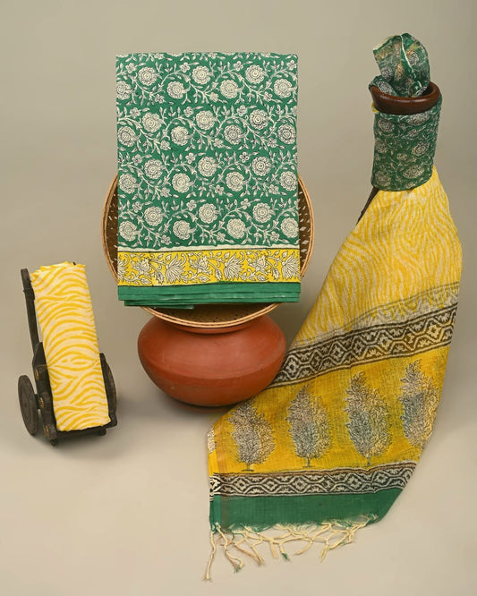 Zarnira Hand Block Printed Suit Set