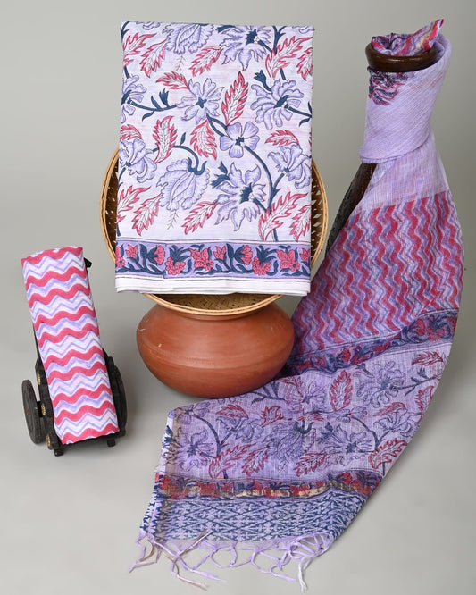 Amalira Hand Block Printed Suit Set