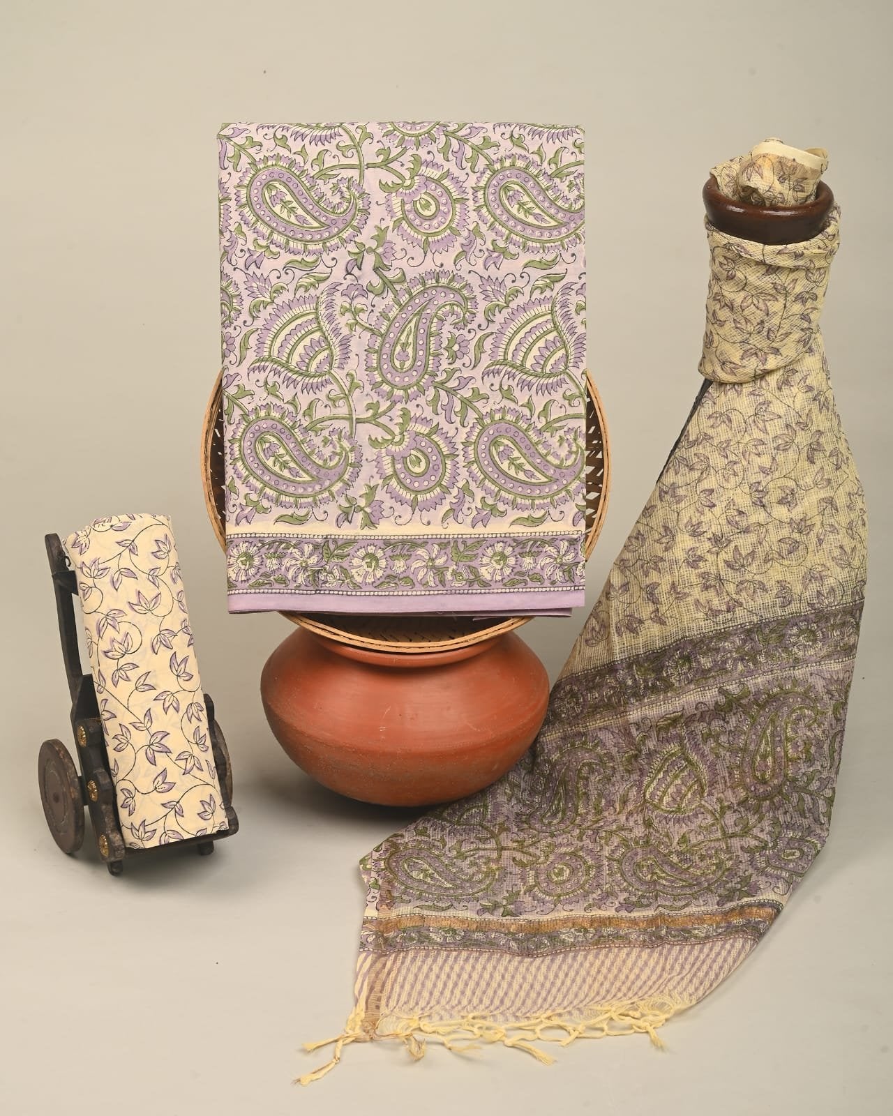 Liluxe Hand Block Printed Suit Set