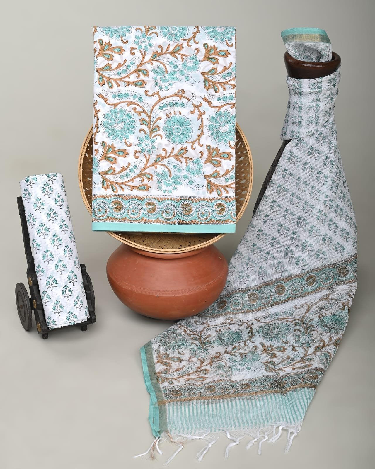 Seabliss Hand Block Printed Suit Set