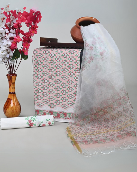 Ruhira Hand Brush Printed Suit Set