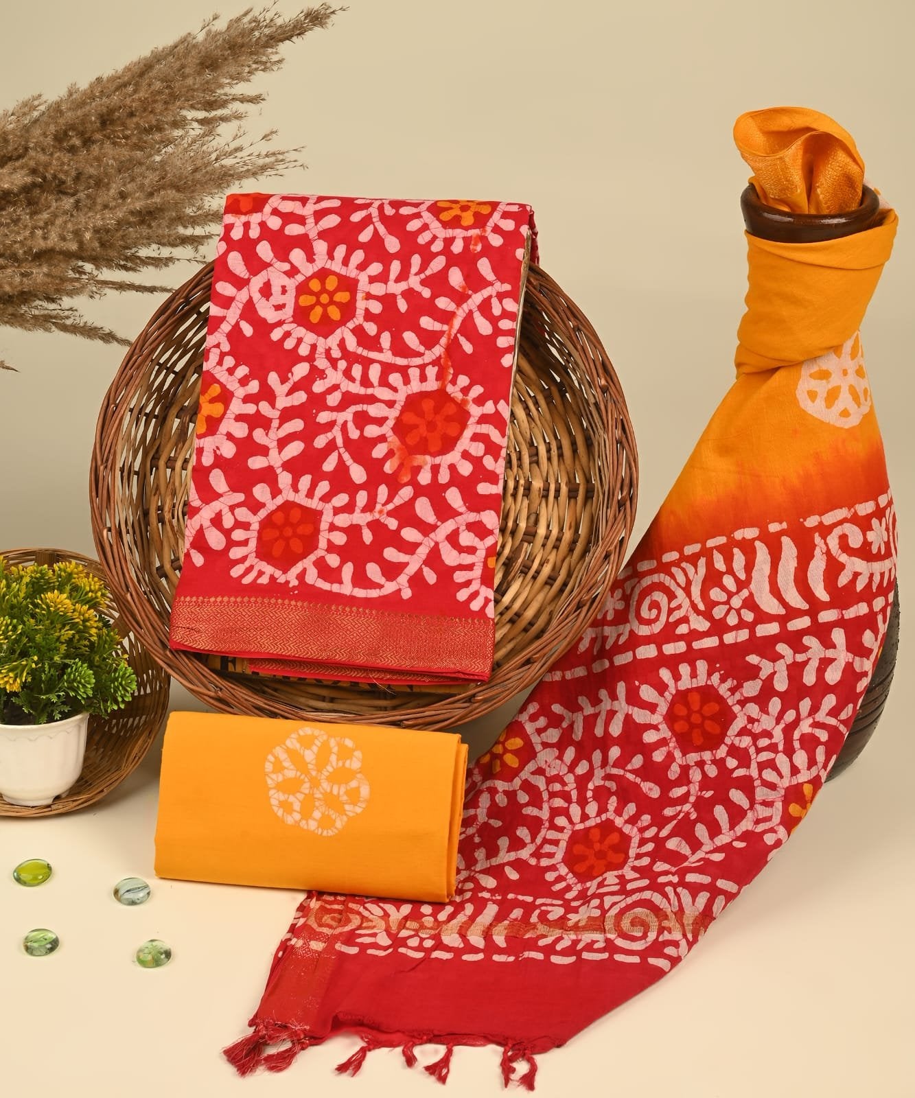 Sunburst South Cotton Suit Set