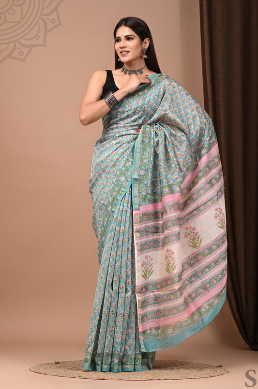 Pankhuri Chanderi Silk Saree