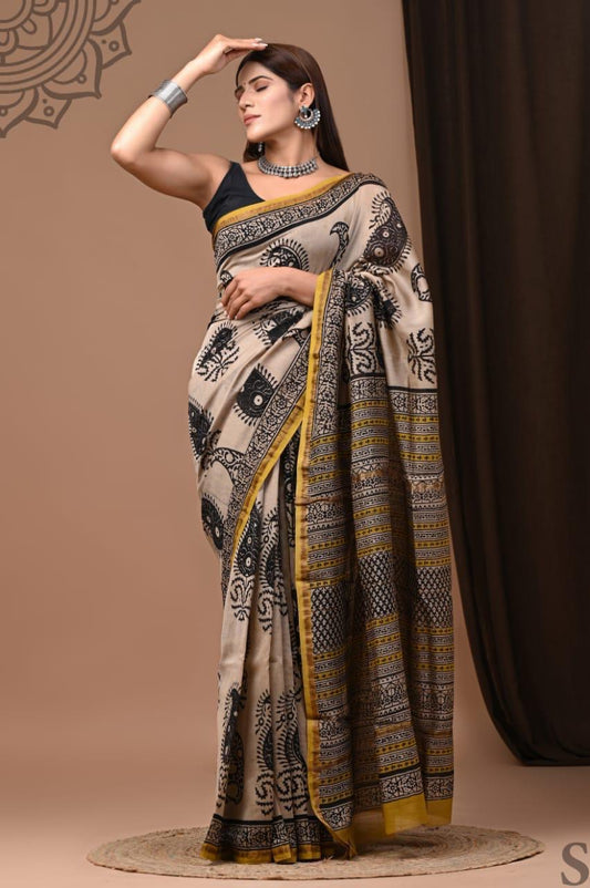Kalyani Chanderi Silk Saree