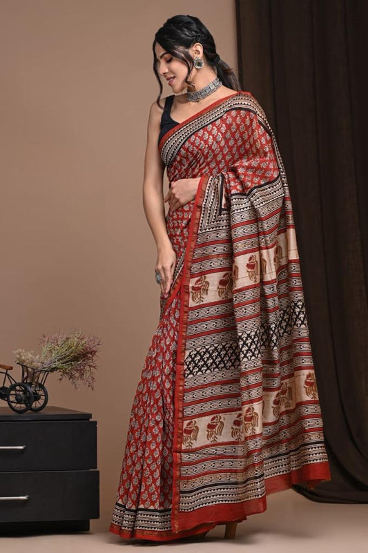 Rasika Chanderi Silk Saree
