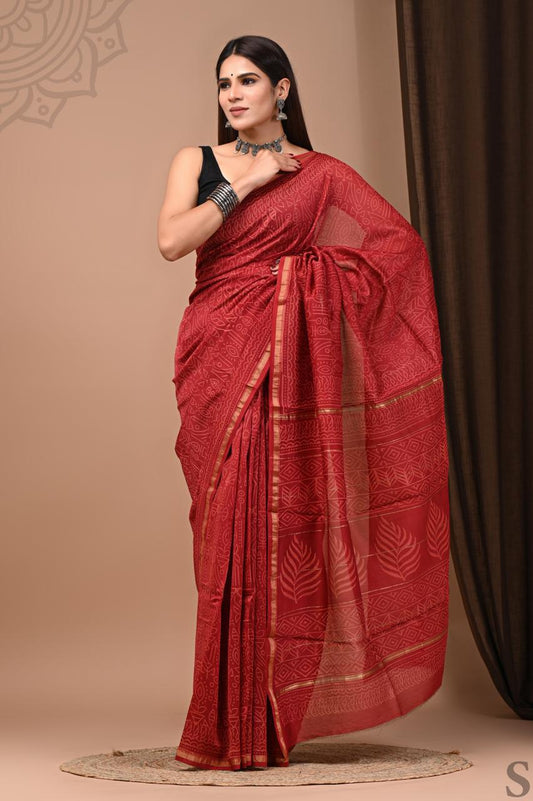 Kanira Chanderi Silk Saree