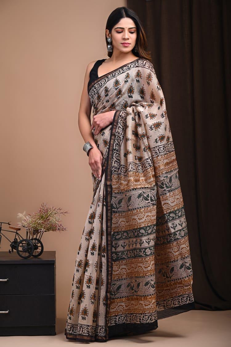 Aavya Chanderi Silk Saree